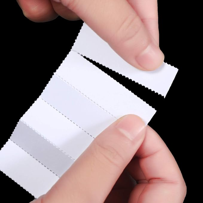 720 Pieces Blank Tab and Inserts Hanging File Paper Tab Inserts(5.2 x 1.5 cm/ 2 x 0.6 Inch)
