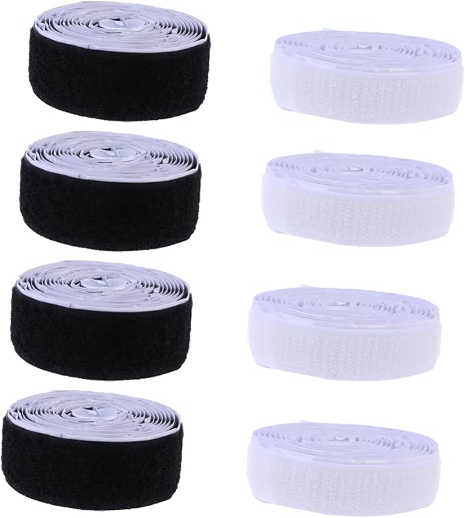 4set Quality Double Sided Adhesive Tape Hook and Loop Strips for Fixing Organizing Storing in Your Home