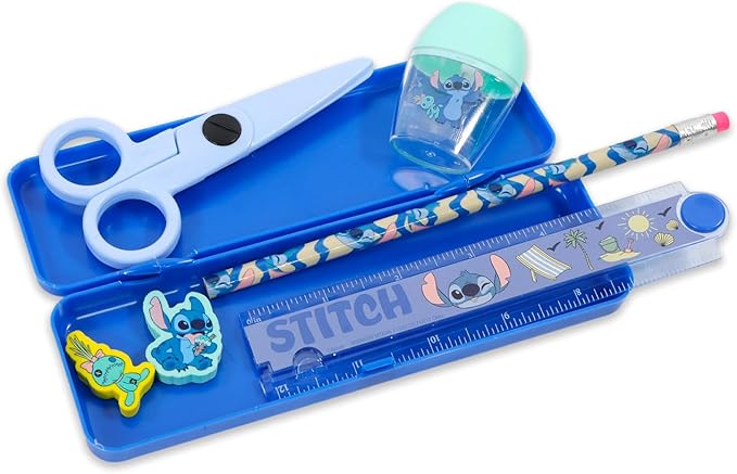 Lilo & Stitch School Supplies Set - Bundle with Disney Stitch Classroom Folder, Notebook, Pencils, Tattoos, and More | Stitch Back to School Supplies