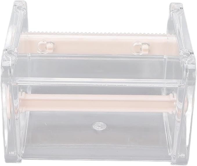 Transparent Visible Packaging Tape Dispenser Cutter Roll Tape Holder Organizer Desktop Office Tape Holder DIY Sticker Roll Tape Cutter Holder Storage Tape, Adhesives and Fasteners, Tape Dispensers
