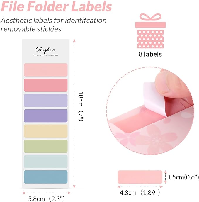SKYDUE Pink Expanding File Folder with 5 Pockets, Cute Accordion File Organizer, Portable Receipt Paper Documents Organizer, Letter Size Filing Folder School Office Supplies