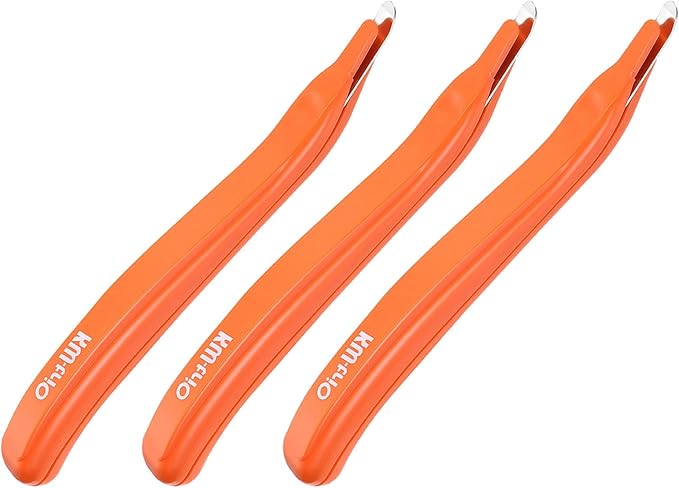 YOKIVE 3 Pcs Staple Remover, Office Magnetic Stapler Puller | Remove Staples Great for Office Home Desktop Accessories (Orange)