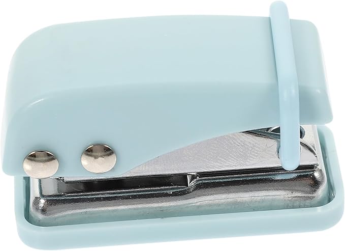jojofuny Mini Hole Puncher for Office Supplies Portable Single Hole Punch Compact Desk Ornament for Students and Teachers Small Size Sturdy and Practical Stationery