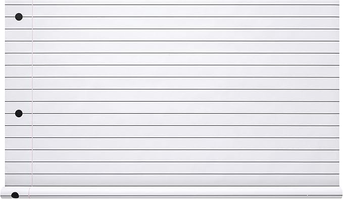 Fadeless Schoolgirl Style Bulletin Board Paper, Passing Notes, 47.25" x 25', 1 Roll