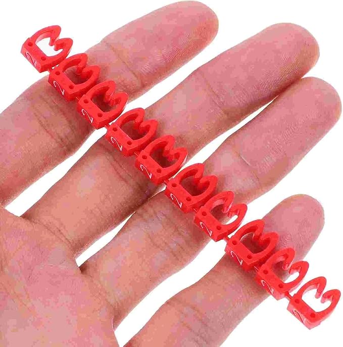 Labels Cable Labels 150 Pcs Electrical Sticker Wire Number Label Multicolor Cable Markers Labeler Electric 0- Tie Clip-on Self- Adhesive Electric(0.60x0.40x0.30cm)