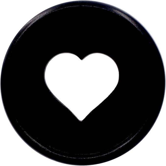 100pcs Planner Expander Discs 0.94Inch Book Binding Disc For Discbound Notebook Accessories Heart Binder Rings(Black,0.94inch/24 mm)