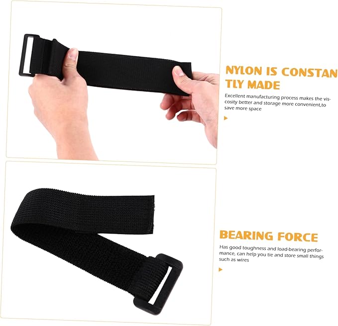 STOBOK 15pcs Adhesive Hook and Storage Straps Bundling Tape for Organizing Cords Wires and Household Items Strong Self-Adhesive Design for Easy Fixing