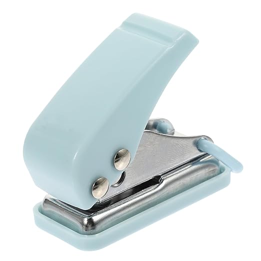 NUOBESTY Miniature Durable Stapler with Tail Hanging Ring Convenient Desktop Stitcher for Office School Use Strong Design