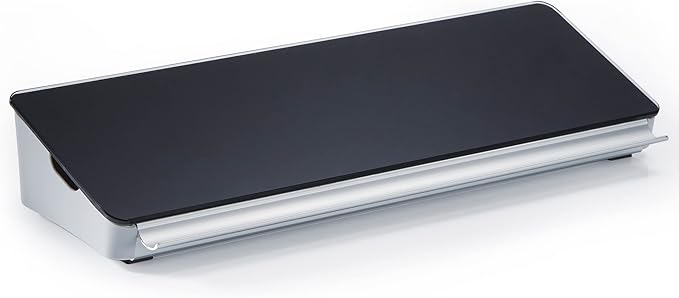 Audio-Visual Direct Black Glass - Desktop Organizer & Storage Notepad, Whiteboard