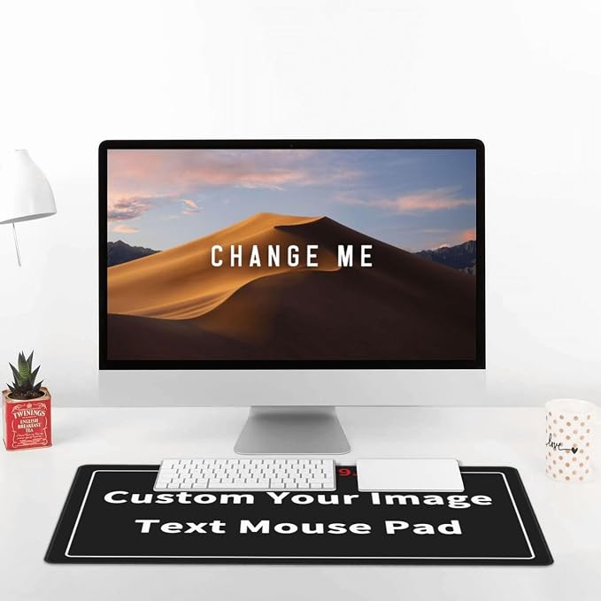 Custom Mouse Pad, 16 * 29.5in Custom Mouse Pad, Customize Desk Pads, Cute Desk Mat, Personalized Gifts, Office Desks Accessories, Gaming, Office Supplies, Computer Mats for Desktop