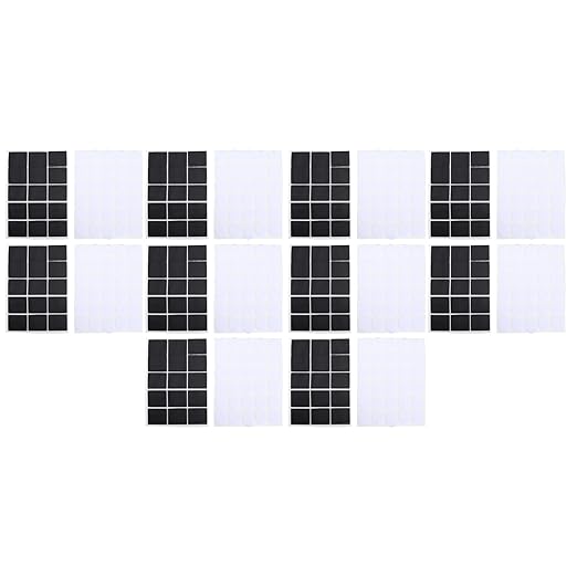 10 Sets Blackout Curtain Adhesive Strip Multifunctional Fastener Tape for Home School Office Store Factory