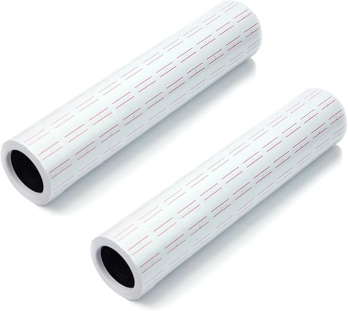 20 Rolls - 12,000 Pieces of Label Paper Stickers for MX-5500 Price Gun Labeler - Price Gun Label Stickers - Labels