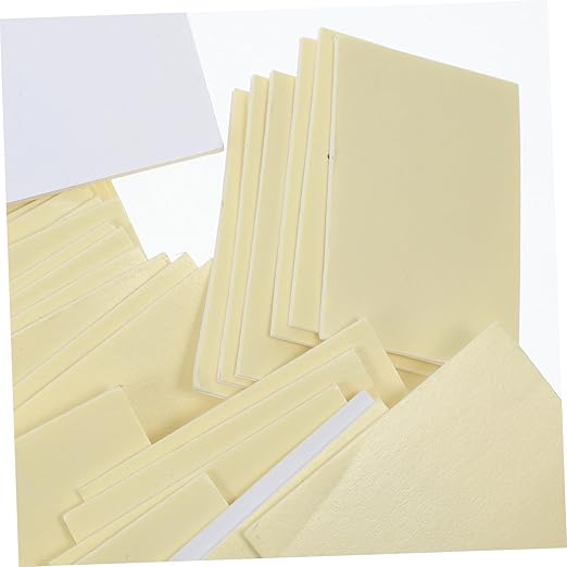 Ciieeo Waterproof Double Sided Tape Heavy 100pcs Adhesive Squares Double Sided Adhesive Pads for Hooks Mirrors Easy Removal