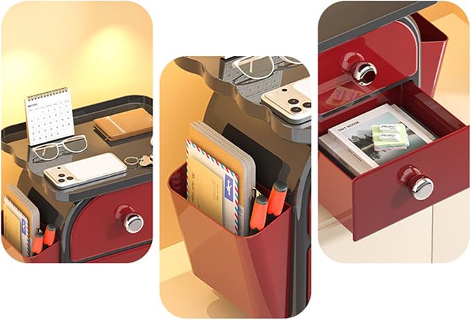 Space Saving Multifunctional Desktop Drawer Storage Box Ideal for Organizing Offices Supplies Makeup Accessories Presentation Storage Box