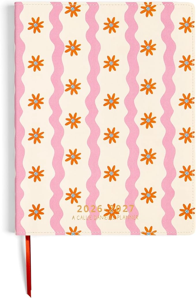 Callie Danielle Academic Planner 2026-2027, 12 Month Planner 8.5 x 11", Dated July 2026 - June 2027, Weekly & Monthly Calendars (Bloomin' All Over)