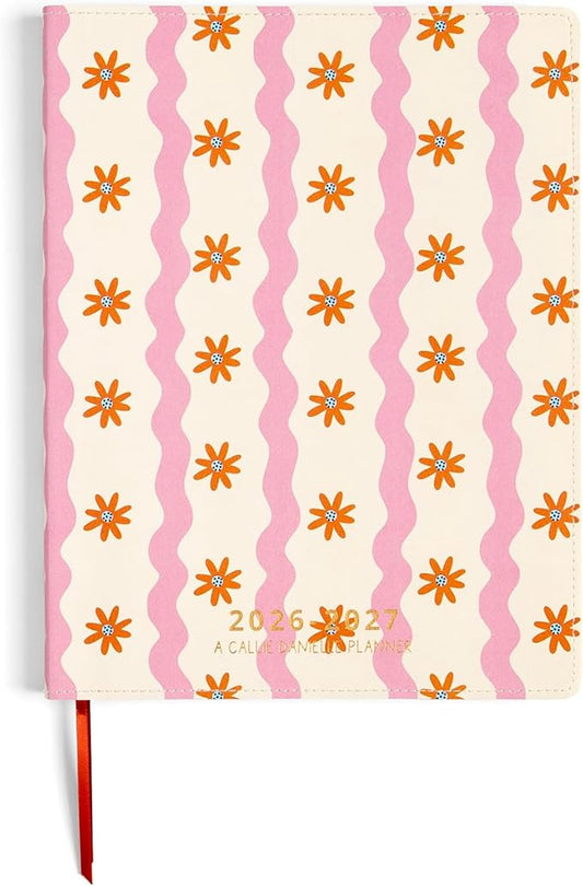 Callie Danielle Academic Planner 2026-2027, 12 Month Planner 8.5 x 11", Dated July 2026 - June 2027, Weekly & Monthly Calendars (Bloomin' All Over)