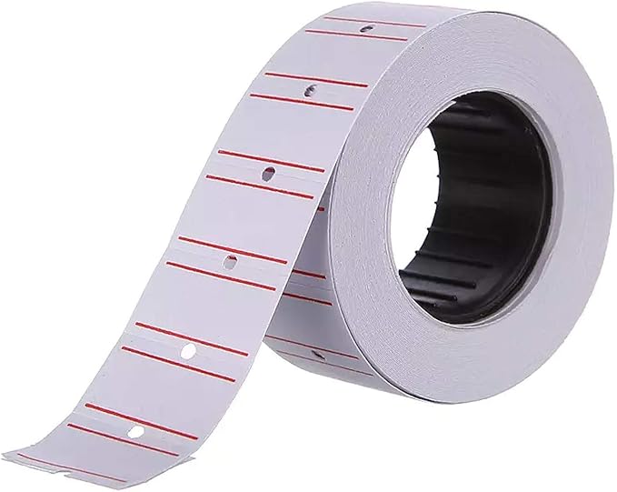 16,000 Pcs 1 Line Refill Price Marking Labels Stickers for New 5500,MX-5500,CN979,H813 & Most Other 1 Line Price Gun, 40 Rolls with 3 Discount Stickers, Ideal for Office, Retail, Shop