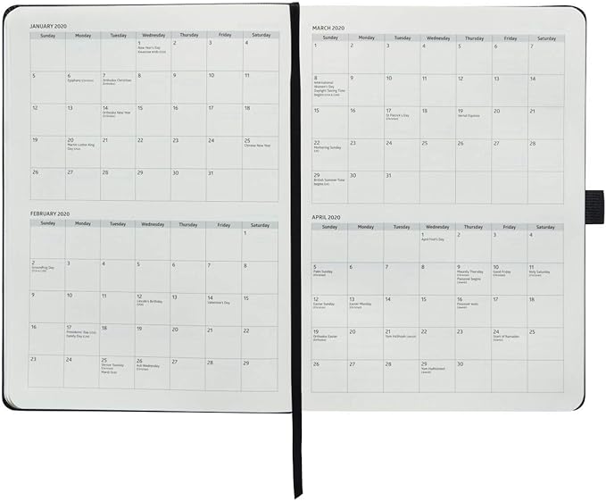 Action Day 2023-2024 Dated Academic Planner Weekly Monthly School Diary,Calendar,Powerful Action Design and You Get It Done,Faster,Better,More Easily - Pen loop,Bookmarks,Pocket - 7x9, Black