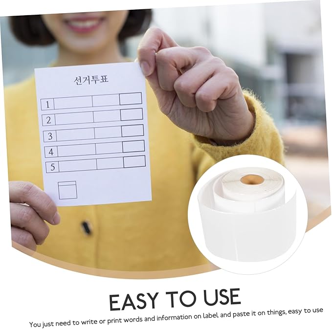 COHEALI 1roll Thermal Labels Self-Adhesive Shipping Stickers for Printers Easy Peel Stick Matte Finish for Inventory and Package Labeling