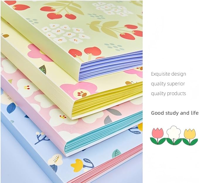 Folder Organizer Expanding File Folder Patternted - Accordion Document Organizer with 6 Pockets and Labels, Waterproof A4/Letter Size for School Office Home (Glod Floral)