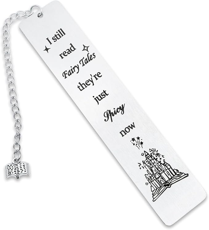 Funny Bookmark Gifts for Spicy Fairytale Book Lovers Gifts for Women Bookish Birthday Christmas Reading Gifts for Spicy Reader Romance Lover Bookworm Valentine Graduation for Girls Friends