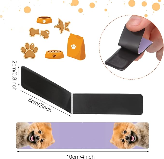 30 Pcs Magnetic Dog Bookmarks Cute Puppy Magnet Bookmark Clips for Reading Men Women Kids Teacher Book Lovers Gifts, Unique Personalized Bookmarks Bulk Pretty Funny Novelty Page Markers for Dog Lovers