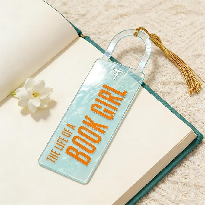 TSwift Showgirl Inspired Acrylic Bookmarks, Aesthetic Tay Page Marker,Women Music Lover Bookish Gifts Book Accessories (Keyhole)