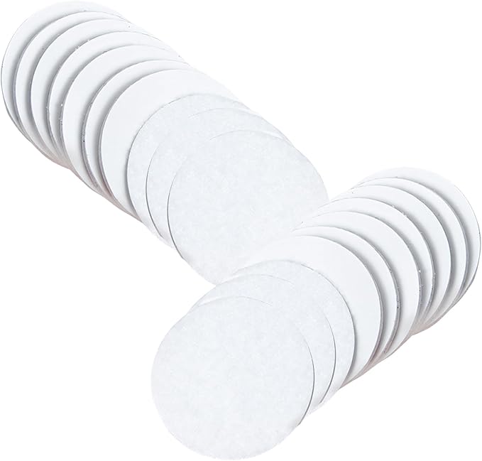 10Piece Hook and Loop Fasteners Double Sided Sticky Round Tape for Securing Sofa Cover Blankets and Rugs Carpet Fabric Adhesives