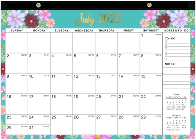 Calendar 2023 2024 Do List Daily Wall Planner to Schedule Annual Planner ly Weekly ly Agenda Organizer for Home Office