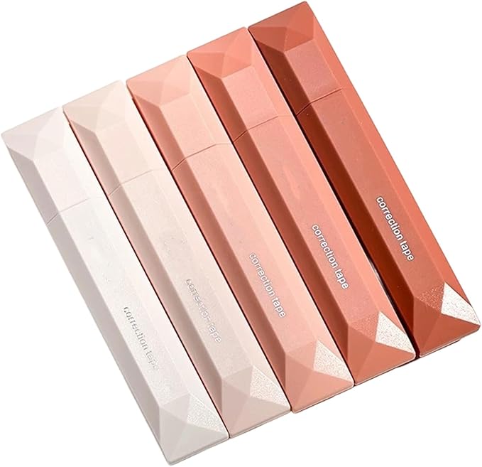 White Out Correction Tape, White Out Tapes, Correction Tapes with Lid, Tape RollerInstant CorrectionTapes, Cute CorrectionRollers Aesthetic Stationery for Students Stationery Supplies