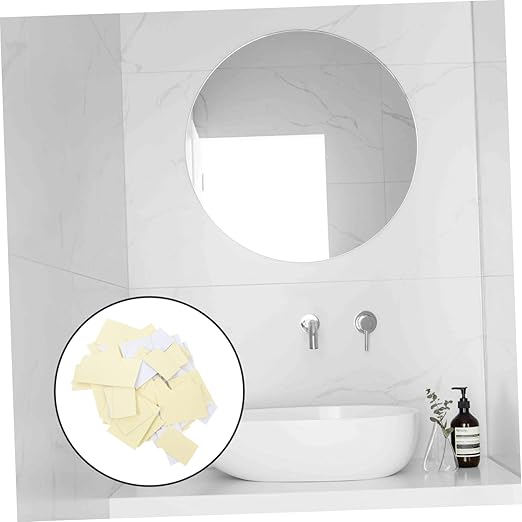 BESTOYARD Waterproof Double Sided Tape Heavy Duty Squares for Walls Mirrors Adhesive Stickers