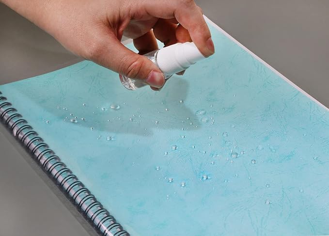 ONLYKXY 10pcs Clear Exercise Book Covers for Home Office Books Waterproof Plastic Sleeves (A4)