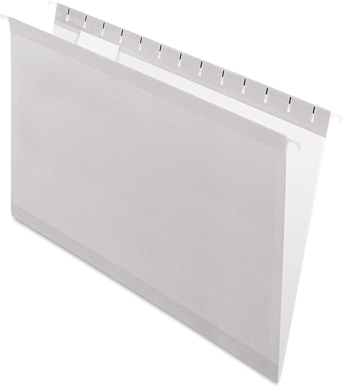 Pendaflex Recycled Hanging Folders,Gray, Legal (Pack of 10)
