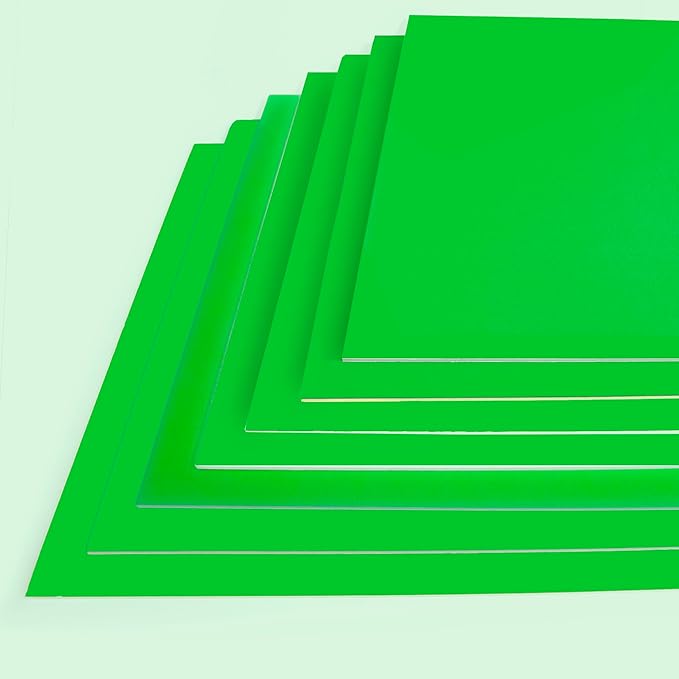 BAZIC Products Foam Board 20" X 30" Neon Green, Colored Foam Boards 3/16 Inch Thickness, Presentation Signboards School Craft Project Framing Display, 25-Pack