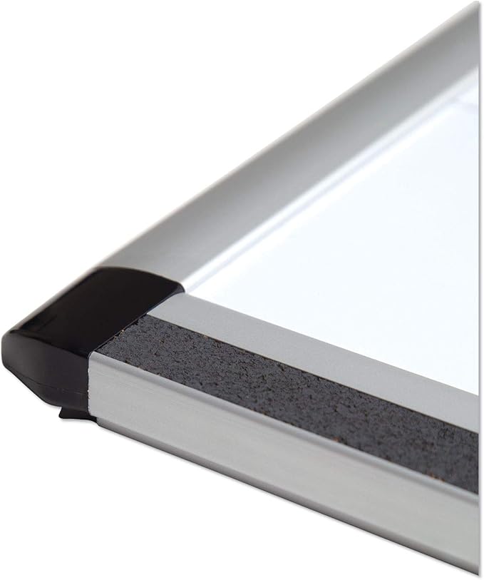 U Brands PINIT Magnetic Dry Erase Board White Board, 48" x 72" Inches, Silver Aluminum Frame