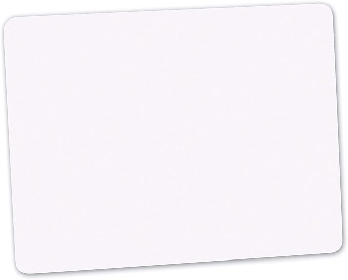 Creativity Street 9881-10 Pacon Whiteboard, 1-sided, Plain, 9" x 12", 10 Boards