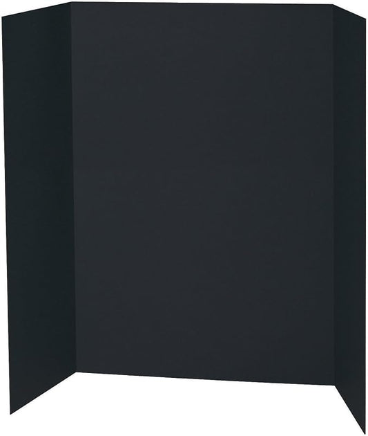 Pacon Presentation Board, Single Wall, 48" x 36", Black
