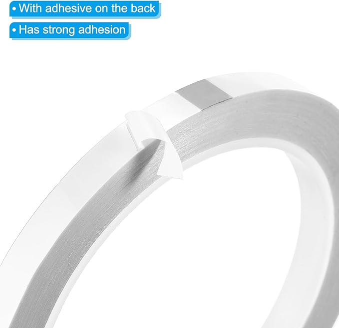 PATIKIL 5/16" Whiteboard Tape, 6 Pack Thin Dry Erase Tape for Graphic Chart Marking DIY Art, White