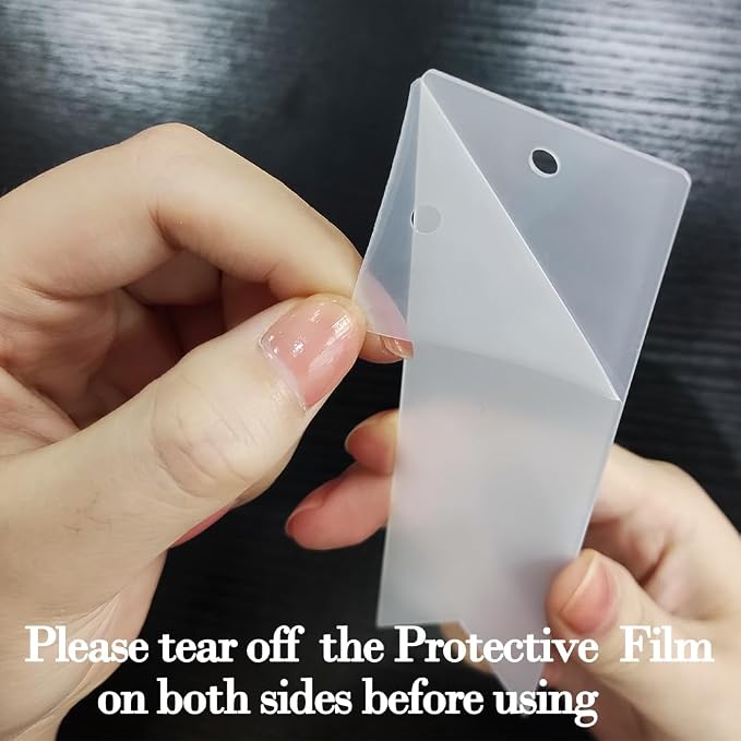 Acrylic Blank Bookmark, BetterJonny 40Pcs Clear Craft Bookmark Acrylic Book Markers with 48Pcs Bookmark Tassels and 30Pcs Ropes Unfinished Rectangle Book Marker Tags for DIY Projects and Present Tags