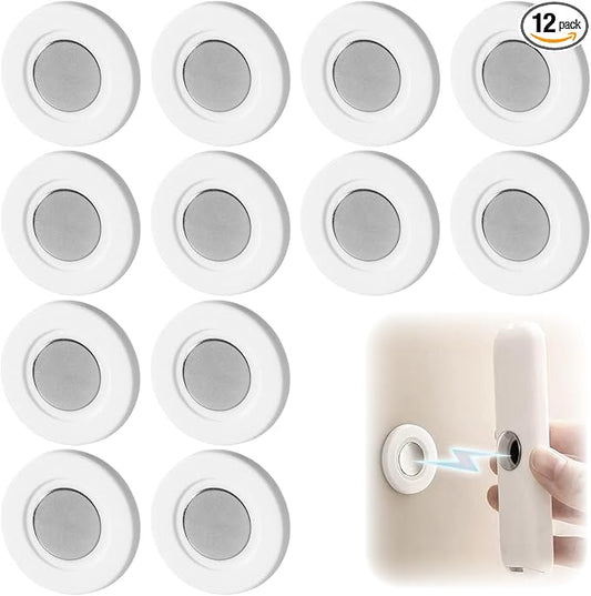 12pcs Magnetic Remote Control Holder Remote Control Holder,Remote Holder,Magnetic Remote Holder,Tv Remote Holder,Remote Holder Wall Mount,For Silicone Remote Holder Wall Mount, Tv & Tool Holder
