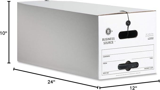 Business Source Corrugated File Box (BSN42050)