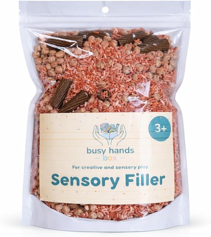Colorful Sensory Filler for Craft Activities, Mixed Texture Decorative Filler, Fine Motor Practice Material