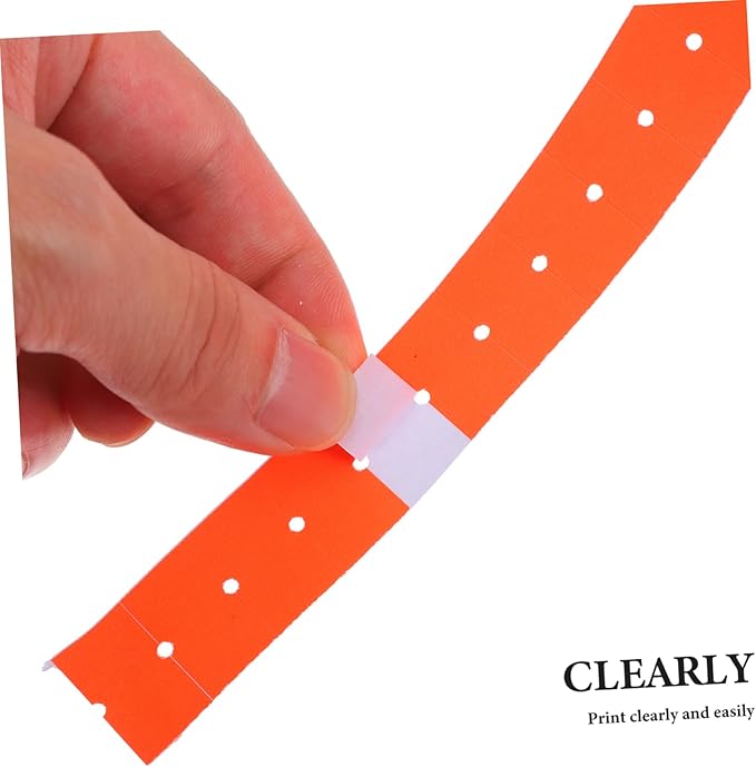 10 Rolls Pricing Label Stickers for Tag with Strong Adhesion Visibility for Retail and Office Use Reliable Tag Paper for Efficient Organization