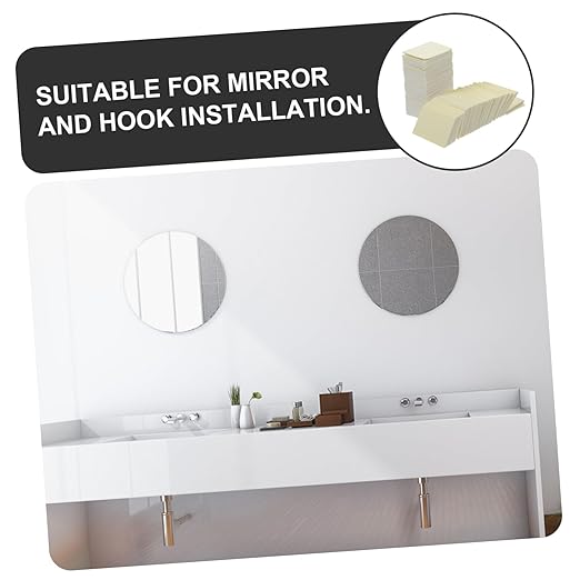 100pcs Multipurpose Double Sided Mounting Tape High Adhesion Water and Heat Resistant for Home Office