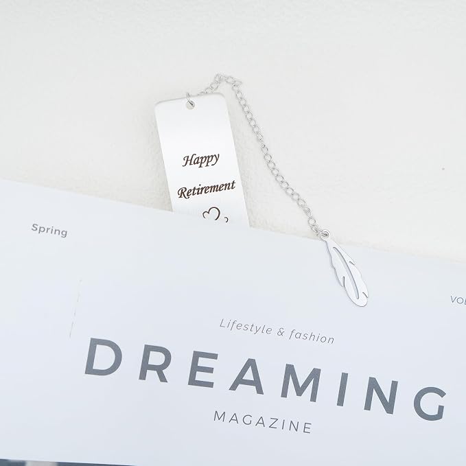 Retirement Gift for Men Women 2024 Happy Retirement Bookmark for Woman Coworker Boss Employee Leaving Away Gifts for Work Bestie Appreciation Book Mark for Retired Teacher Nurse Grandma Grandpa