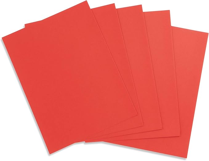 Blue Summit Supplies Bright Bold Poster Board, 9 x 12 Inch Small Size, 50 Pack, Assorted Colors, For Classroom Use, School Projects, or Craft Projects, Bulk Poster Board