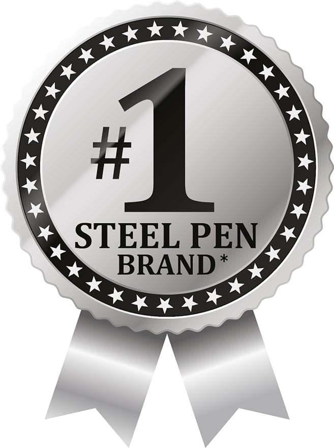 Zebra Pen F-301 Ballpoint Black Ink Fine Point 0.7mm Pen, Easy-Glide Ink, Stainless Steel Retractable, Non-Slip Grip, Professional Design, Ideal for Office, Journal and Planner Use, 2-Pack (27112)