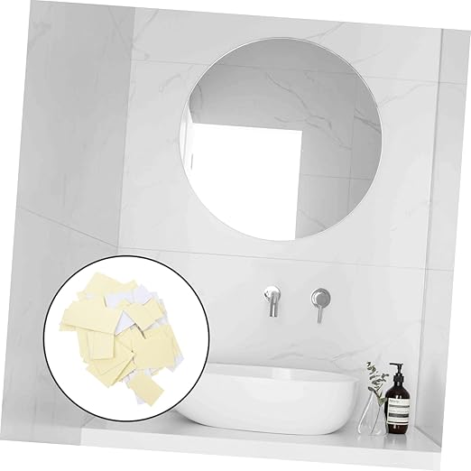 Veemoon 100pcs Double Sided Tape Heavy Duty Square Adhesive Stickers Mounting Tape for Mirrors Hooks Adhesive Pad Backing