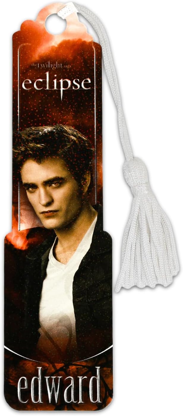 Twilight Bookmark Set - Bundle with 3 Bookmarks Featuring Edward, Bella, and Jacob | Twilight School Supplies for Boys Girls Kids