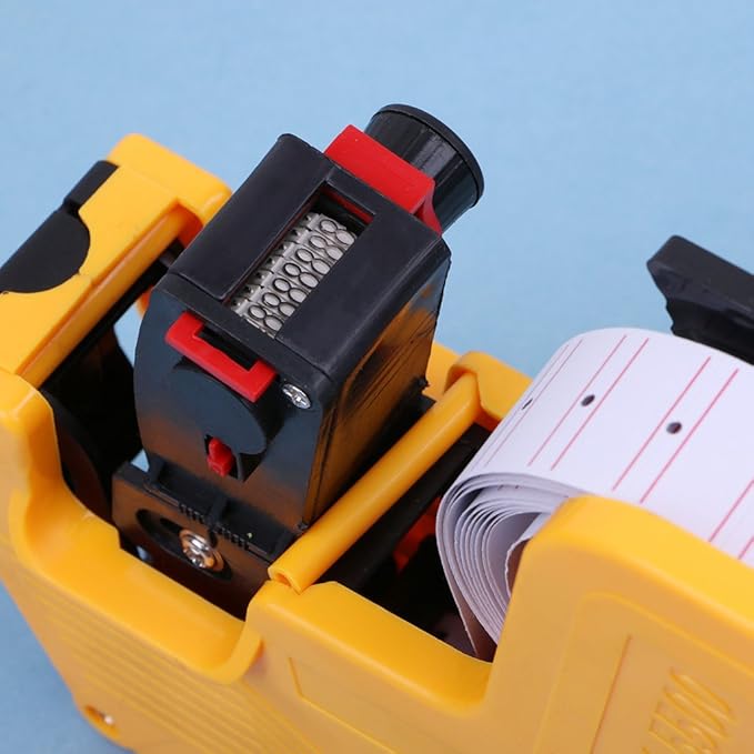 MX-5500 8 Digits Labeler Labeller Stickers Label Paper +2 Roll